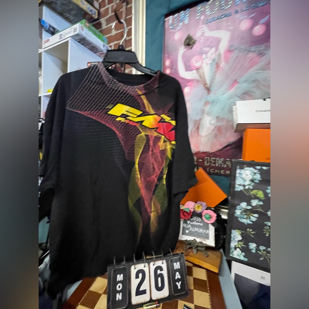 Fmf Motocross Logo Black xl T Shirt